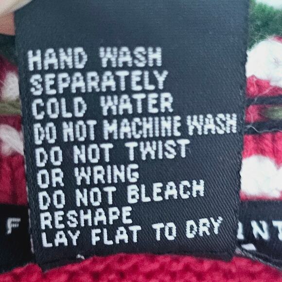 Vintage Reference Point Ugly Christmas Sweater Womens Size L Ornaments Holidays - Picture 6 of 6